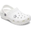 Srebrna błyszcząca gwiazdka Przypinka Jibbitz™