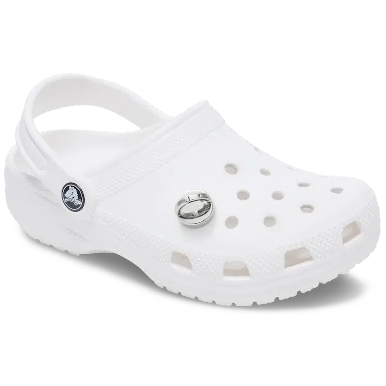 Srebrne, wymienne przypinki Jibbitz™ typu stud Srebrne, wymienne przypinki Jibbitz™ typu stud
