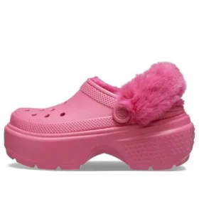 Stomp Clog z podszewką „Hyper Pink”