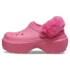 Stomp Clog z podszewką „Hyper Pink”