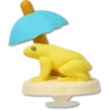 Trójwymiarowe przypinki Jibbitz™ z żabą