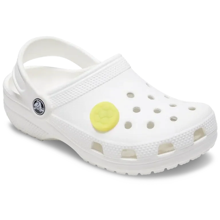 Świecąca żółta piłka nożna – przypinki Jibbitz™ Świecąca żółta piłka nożna – przypinki Jibbitz™