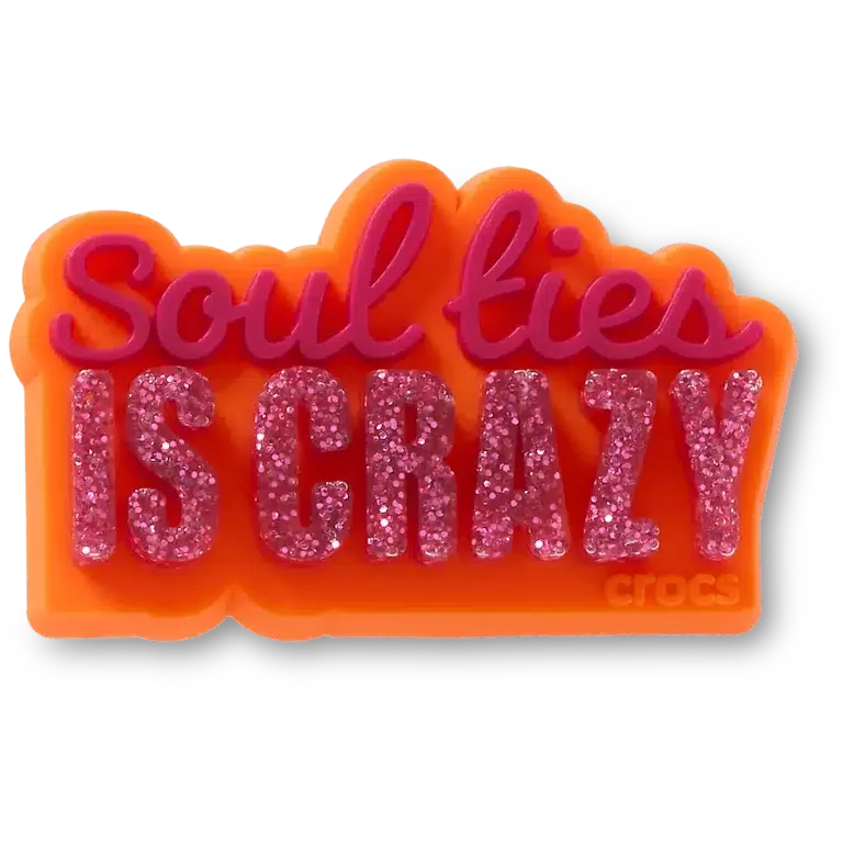 Wisząca przypinka do butów Soul Ties z serii Crazy Jibbitz™ Wisząca przypinka do butów Soul Ties z serii Crazy Jibbitz™