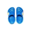 Zabawne sandały sportowe na płaskim obcasie „Funny Shark Small Crocs” w kolorze niebieskim