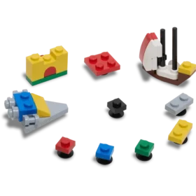 Zestaw 10 przypinek Jibbitz marki Lego® Masterbrand