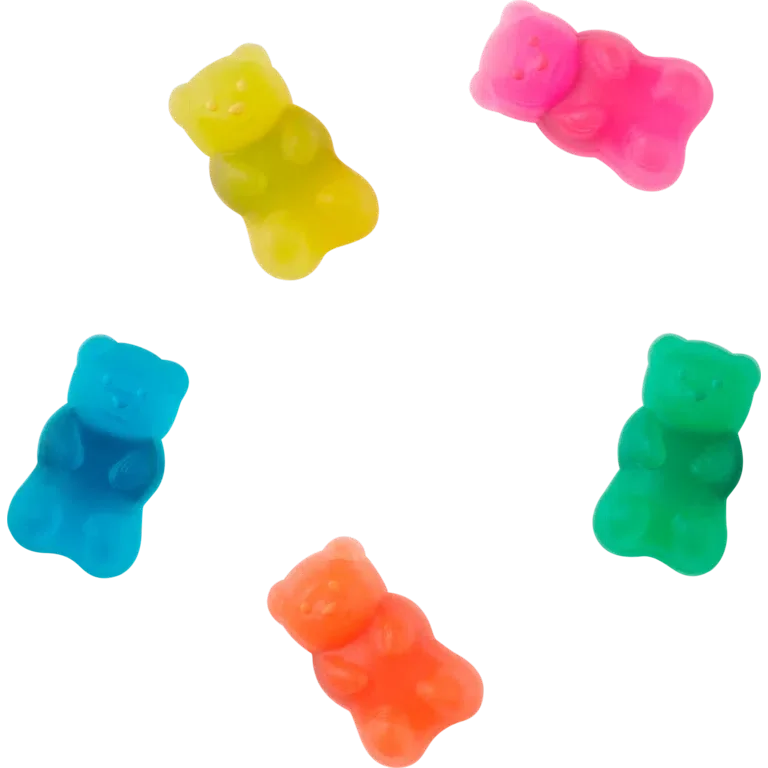 Zestaw 5 przypinek do butów Jibbitz™ „Candy Bear” Zestaw 5 przypinek do butów Jibbitz™ „Candy Bear”