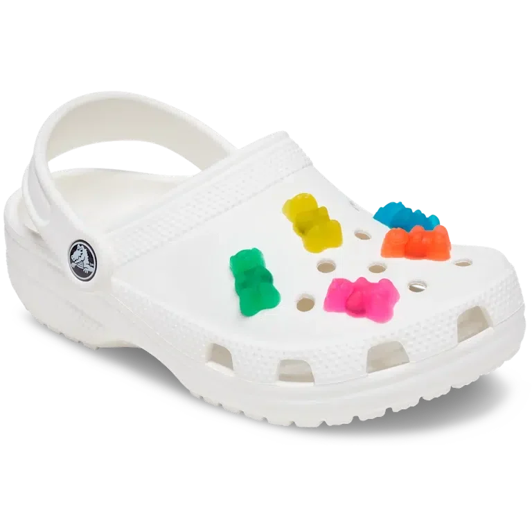 Zestaw 5 przypinek do butów Jibbitz™ „Candy Bear” Zestaw 5 przypinek do butów Jibbitz™ „Candy Bear”