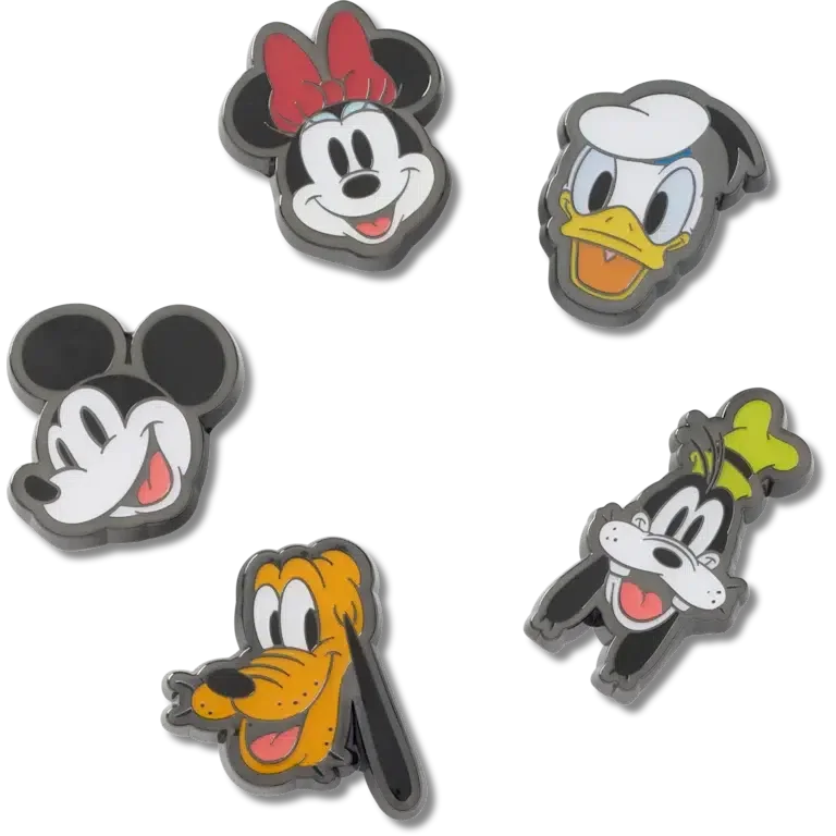 Zestaw 5 przypinek do butów Jibbitz™ „Mickey & Friends Elevated” Zestaw 5 przypinek do butów Jibbitz™ „Mickey & Friends Elevated”