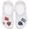 Zestaw 5 przypinek do butów Jibbitz z motywem drużyny NFL Chicago Bears Zestaw 5 przypinek do butów Jibbitz z motywem drużyny NFL Chicago Bears
