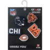 Zestaw 5 przypinek do butów Jibbitz z motywem drużyny NFL Chicago Bears Zestaw 5 przypinek do butów Jibbitz z motywem drużyny NFL Chicago Bears
