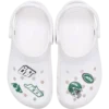 Zestaw 5 przypinek do butów Jibbitz z motywem drużyny NFL New York Jets Zestaw 5 przypinek do butów Jibbitz z motywem drużyny NFL New York Jets