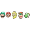 Zestaw 5 przypinek do butów Jibbitz™ z motywem Super Mario™ Zestaw 5 przypinek do butów Jibbitz™ z motywem Super Mario™