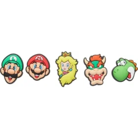 Zestaw 5 przypinek do butów Jibbitz™ z motywem Super Mario™