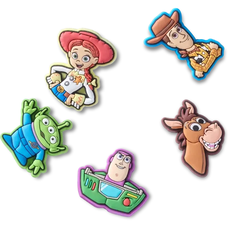 Zestaw 5 przypinek do butów Jibbitz z motywem „Toy Story” od Disney Pixar Zestaw 5 przypinek do butów Jibbitz z motywem „Toy Story” od Disney Pixar