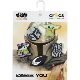 Zestaw 5 przypinek do butów Jibbitz™ z serialu „Mandalorian”