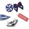 Zestaw 5 przypinek Jibbitz „Cheer”