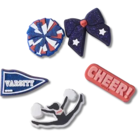 Zestaw 5 przypinek Jibbitz „Cheer”