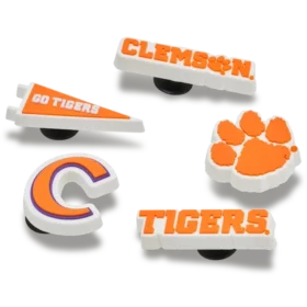 Zestaw 5 przypinek Jibbitz™ Clemson Univ