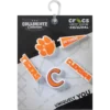 Zestaw 5 przypinek Jibbitz™ Clemson Univ Zestaw 5 przypinek Jibbitz™ Clemson Univ
