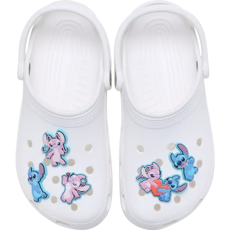 Zestaw 5 przypinek Jibbitz™ Disney Stitch & Angel do butów Zestaw 5 przypinek Jibbitz™ Disney Stitch & Angel do butów