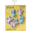 Zestaw 5 przypinek Jibbitz™ Disney Stitch & Angel do butów Zestaw 5 przypinek Jibbitz™ Disney Stitch & Angel do butów