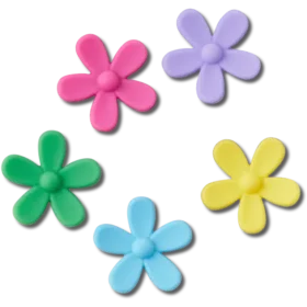 Zestaw 5 przypinek Jibbitz „Flower Power”