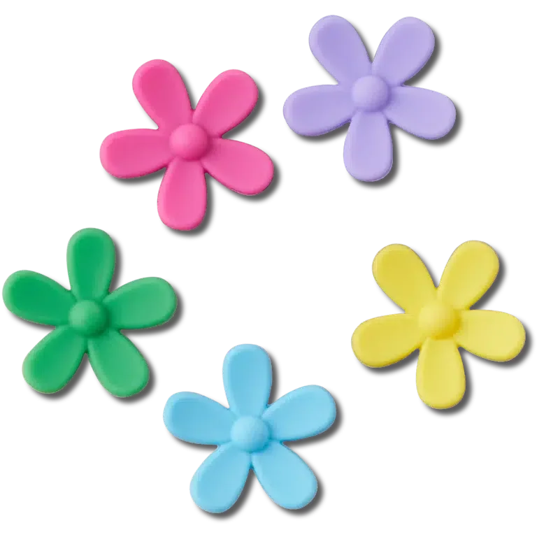 Zestaw 5 przypinek Jibbitz „Flower Power” Zestaw 5 przypinek Jibbitz „Flower Power”