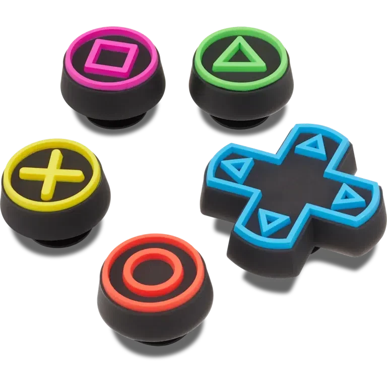 Zestaw 5 przypinek Jibbitz „Game Controller” Zestaw 5 przypinek Jibbitz „Game Controller”