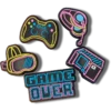 Zestaw 5 przypinek Jibbitz™ „Lights up Neon Gamer” Zestaw 5 przypinek Jibbitz™ „Lights up Neon Gamer”