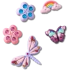 Zestaw 5 przypinek Jibbitz „Magical Garden Bug” Zestaw 5 przypinek Jibbitz „Magical Garden Bug”