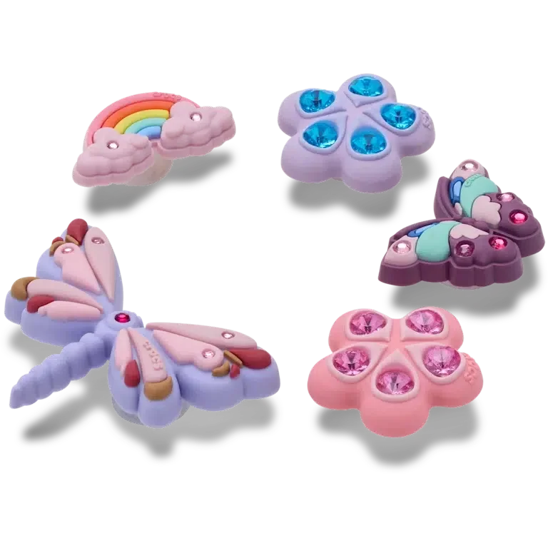 Zestaw 5 przypinek Jibbitz „Magical Garden Bug” Zestaw 5 przypinek Jibbitz „Magical Garden Bug”