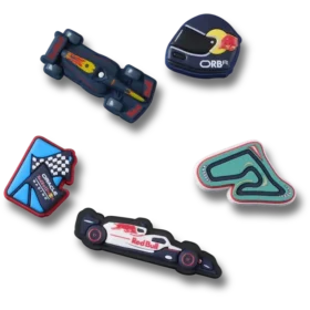 Zestaw 5 przypinek Jibbitz™ Oracle Red Bull Racing do butów Crocs