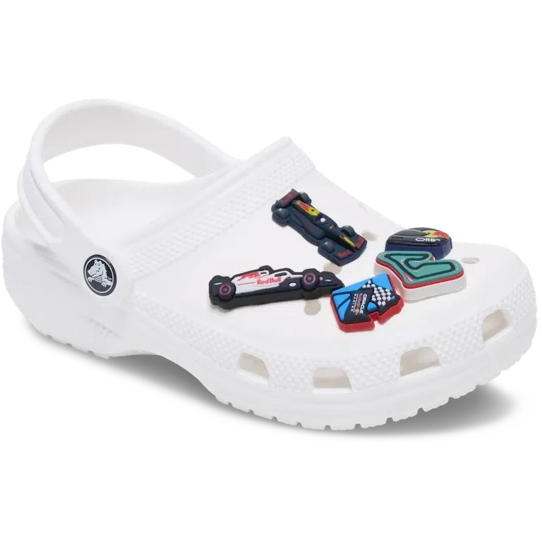 Zestaw 5 przypinek Jibbitz™ Oracle Red Bull Racing do butów Crocs Zestaw 5 przypinek Jibbitz™ Oracle Red Bull Racing do butów Crocs
