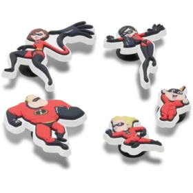 Zestaw 5 przypinek Jibbitz™ z filmu „Iniemamocni” studia Pixar