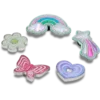 Zestaw 5 przypinek Jibbitz™ z motywami Funky Girly Zestaw 5 przypinek Jibbitz™ z motywami Funky Girly