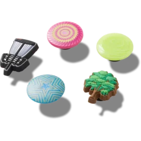 Zestaw 5 przypinek Jibbitz™ z motywem Disc Golf