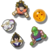 Zestaw 5 przypinek Jibbitz™ z motywem Dragon Ball Z Zestaw 5 przypinek Jibbitz™ z motywem Dragon Ball Z