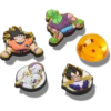 Zestaw 5 przypinek Jibbitz™ z motywem Dragon Ball Z Zestaw 5 przypinek Jibbitz™ z motywem Dragon Ball Z
