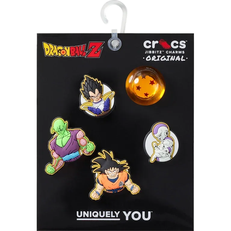 Zestaw 5 przypinek Jibbitz™ z motywem Dragon Ball Z Zestaw 5 przypinek Jibbitz™ z motywem Dragon Ball Z