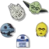Zestaw 5 przypinek Jibbitz™ z motywem Gwiezdnych Wojen Zestaw 5 przypinek Jibbitz™ z motywem Gwiezdnych Wojen