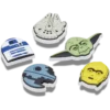 Zestaw 5 przypinek Jibbitz™ z motywem Gwiezdnych Wojen Zestaw 5 przypinek Jibbitz™ z motywem Gwiezdnych Wojen