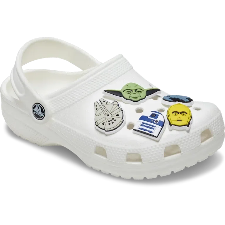 Zestaw 5 przypinek Jibbitz™ z motywem Gwiezdnych Wojen Zestaw 5 przypinek Jibbitz™ z motywem Gwiezdnych Wojen