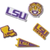 Zestaw 5 przypinek Jibbitz™ z motywem LSU Zestaw 5 przypinek Jibbitz™ z motywem LSU