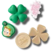 Zestaw 5 przypinek Jibbitz z motywem Lucky Charms Zestaw 5 przypinek Jibbitz z motywem Lucky Charms