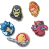Zestaw 5 przypinek Jibbitz™ z motywem Masters Universe Zestaw 5 przypinek Jibbitz™ z motywem Masters Universe
