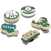 Zestaw 5 przypinek Jibbitz™ z motywem Milwaukee Bucks z NBA Zestaw 5 przypinek Jibbitz™ z motywem Milwaukee Bucks z NBA