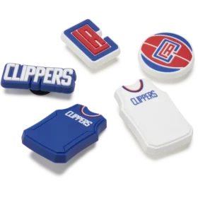 Zestaw 5 przypinek Jibbitz™ z motywem NBA Los Angeles Clippers