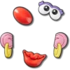 Zestaw 5 przypinek Jibbitz™ z motywem Pani Ziemniakowej Zestaw 5 przypinek Jibbitz™ z motywem Pani Ziemniakowej