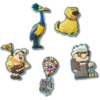 Zestaw 5 przypinek Jibbitz™ z motywem „Pixar Up”