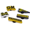 Zestaw 5 przypinek Jibbitz™ z motywem Uniwersytetu Michigan Zestaw 5 przypinek Jibbitz™ z motywem Uniwersytetu Michigan